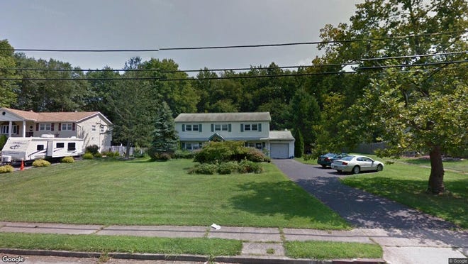 This Google Street View image shows the approximate location of 14 Winthrop Drive in Manalapan. The property at this address changed hands in May 2019, when  Brian A Garrett  and  Jennifer C Lauro   bought the property from  Kathleen Nowak  for $395,000.