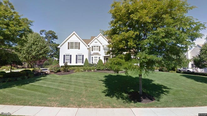 This Google Street View image shows the approximate location of 43 Gallant Fox Drive in Tinton Falls. The property at this address changed hands in June 2019, when James S and Aurea Brock  bought the property from Walter Scott and Laurel P Cameron  for $875,000.