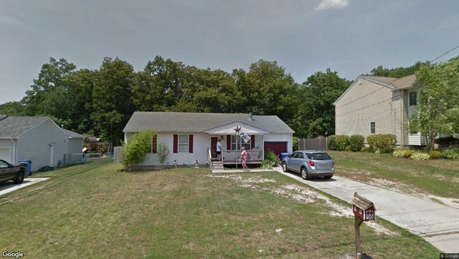 This Google Street View image shows the approximate location of 110 Mermaid Drive in Stafford. The property at this address changed hands in May 2019, when  Krystal L Lettieri and  Lucas C Grabois  bought the property from  Baile Real Estate Investments LLC  for $249,000.