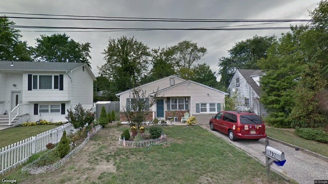 This Google Street View image shows the approximate location of 792 Maple Crest Road in Toms River. The property at this address changed hands in May 2019, when  A & A Estates 2 LLC  bought the property from  Cheryl F Spence  for $169,500.