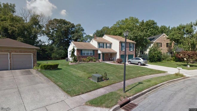 This Google Street View image shows the approximate location of 123 Kilburn Drive in Cherry Hill. The property at this address changed hands in May 2019, when Pawel and Emily Bubel bought the property from Robert A and Rose Bergman for $385,000.