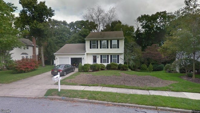 This Google Street View image shows the approximate location of 14 Westwood Drive in Mantua. The property at this address changed hands in June 2019, when Jenna L Savitsky and Mark J Scurti bought the property from Gregory B and Julia C Schell for $259,900.
