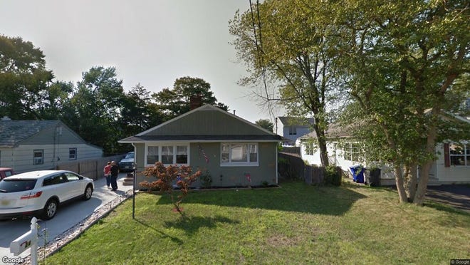 This Google Street View image shows the approximate location of 44 Rialto Drive in Brick. The property at this address changed hands in August 2019, when new owners bought the property for $227,000.
