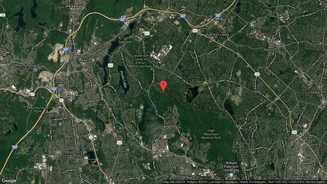 This aerial photo shows the approximate location of 17 Shinnecock Trail in Franklin Lakes. The property at this address changed hands in July 2019, when new owners bought the property for $7,900,000.