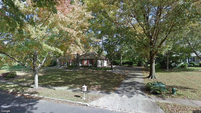 This Google Street View image shows the approximate location of 933 Fernwood Road in Moorestown. The property at this address changed hands in September 2019, when new owner bought the property for $540,000.