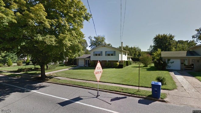 This Google Street View image shows the approximate location of 2402 New Albany Road in Cinnaminson. The property at this address changed hands in October 2019, when new owners bought the property for $234,900.