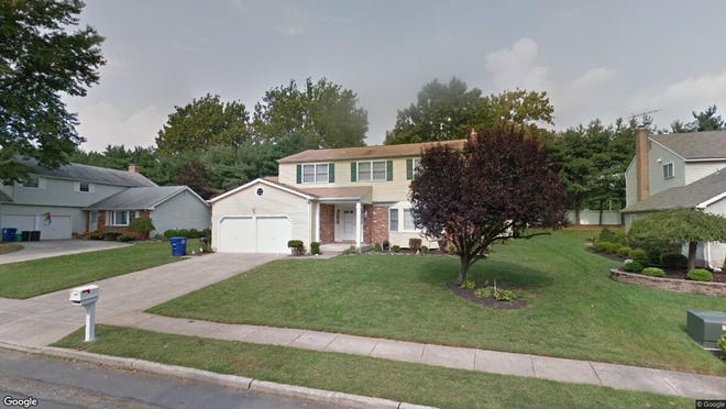 This Google Street View image shows the approximate location of 504 Perry Drive in Mount Laurel. The property at this address changed hands in September 2019, when new owners bought the property for $355,000.