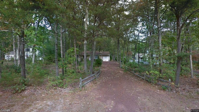 This Google Street View image shows the approximate location of 64 Patty Bowker Road in Tabernacle. The property at this address changed hands in October 2019, when new owners bought the property for $247,500.