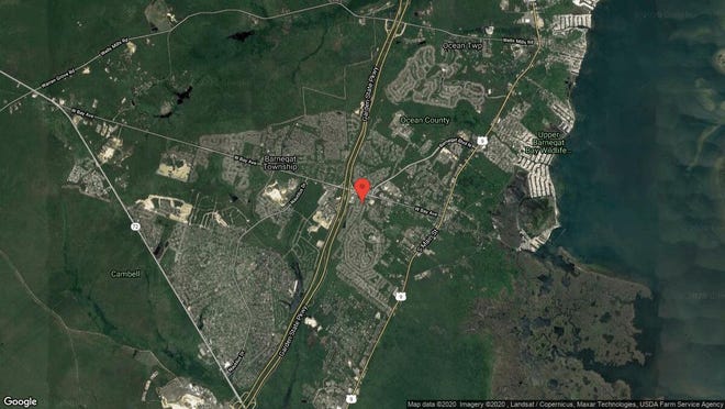 This aerial photo shows the approximate location of 25 Robin Lane in Barnegat. The property at this address changed hands in November 2019, when new owner bought the property for $185,000.