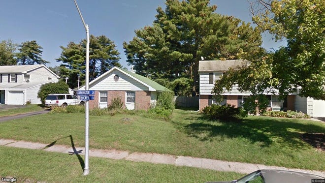 This Google Street View image shows the approximate location of 38 Barrington Lane in Willingboro. The property at this address changed hands in October 2019, when new owner bought the property for $180,000.