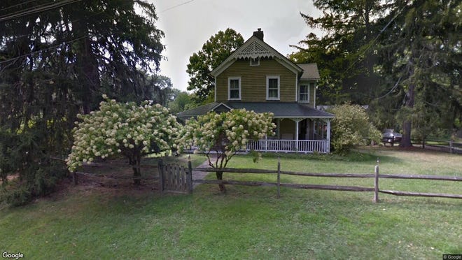 This Google Street View image shows the approximate location of 57 Mendham Road in Peapack-Gladstone. The property at this address changed hands in December 2019, when new owner bought the property for $350,000.