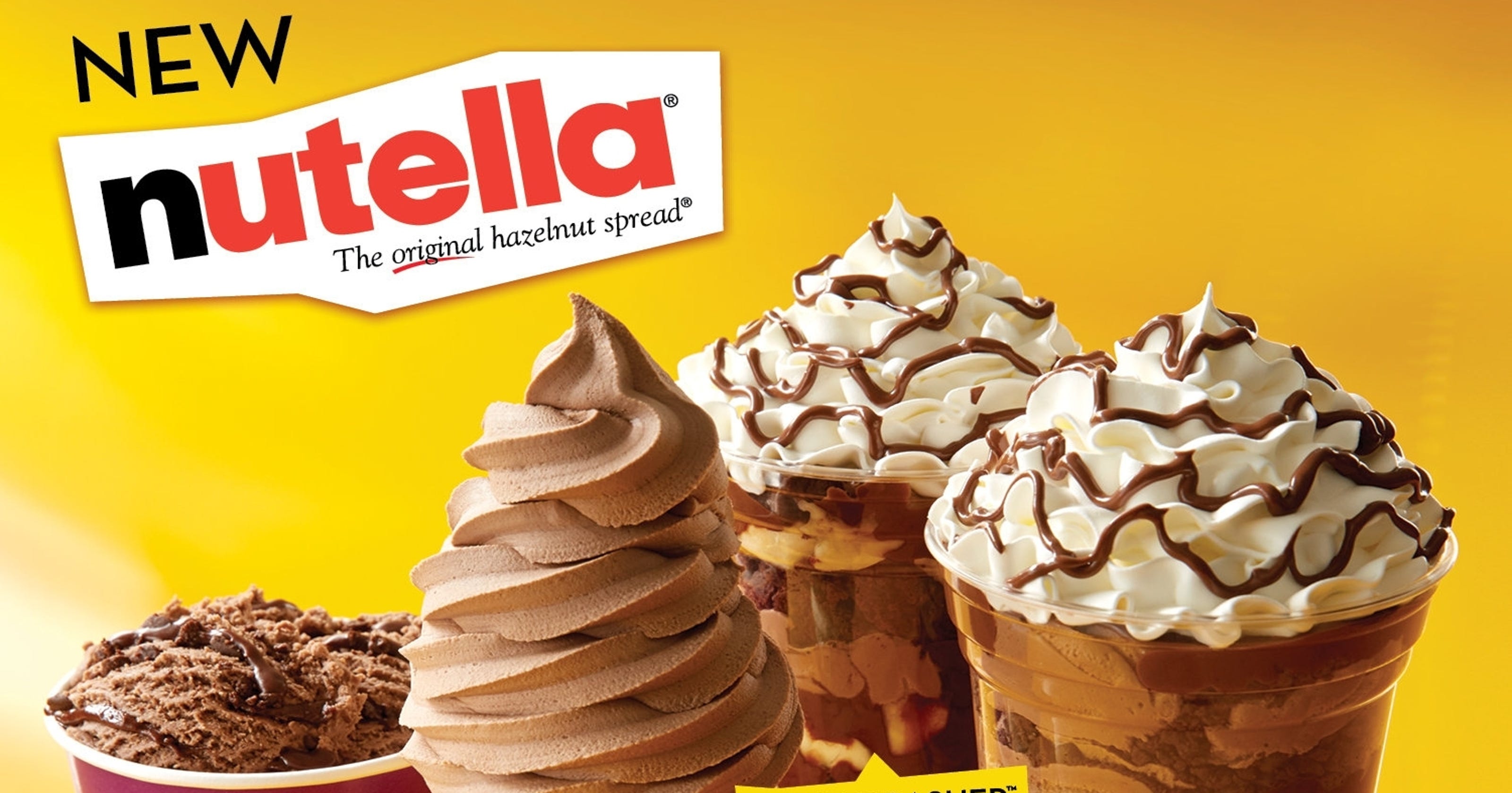 This summer, experience Nutella ice cream at Carvel