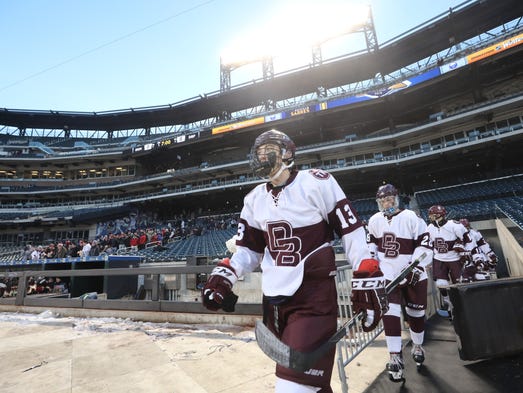 Will Forteescue of Don Bosco walks onto the field and