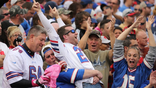 Bills fans enjoyed a 45-16 win over the 49ers. 