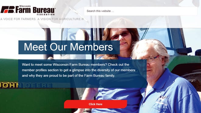 The Wisconsin Farm Bureau Federation redesigned website provides easy navigation, along with member perspectives, and other new features.