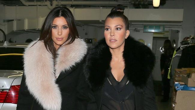Kim Kardashian West and Kourtney Kardashian