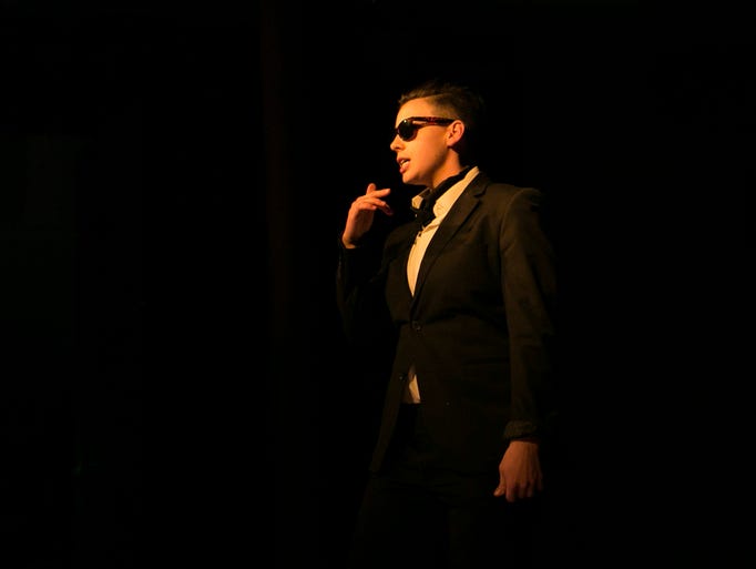 Jax (Kat Moore) performs during the Drag King event