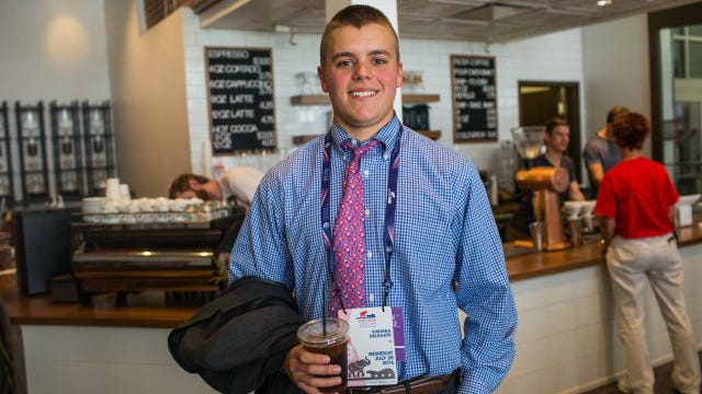 Kyle Kilgore, a law student at the University of Southern California, was a delegate at the Republican National Convention from Virginia.