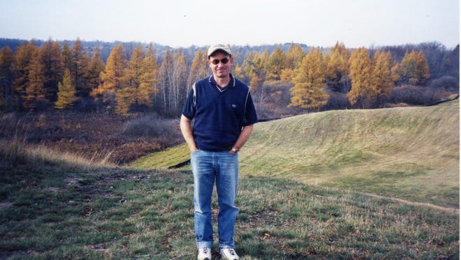 Steve Trattner stands on the land that he and Bob Lang would transform into Erin Hills.