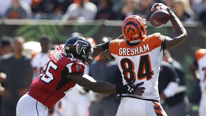 Bengals tight end Jermaine Gresham has only eight catches for 61 yards in four games this season, despite being the only experienced tight end available after Tyler Eifert’s injury.