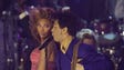 Beyonce and Prince perform at the 46th annual Grammy