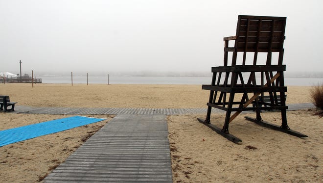 THOMAS P. COSTELLO / Staff photographer
A quiet day at Windward Beach in Brick Township in  2015.