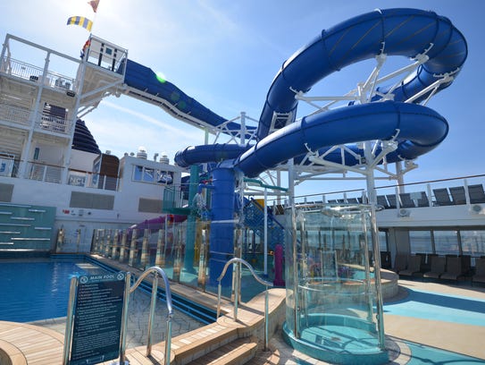 Among the biggest attractions atop Norwegian Bliss