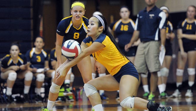 Pittsford Sutherland libero Aliah Bowllan, named last week as one of 24 first-team All-Americans by Under Armour, is one of the Knights' veterans.