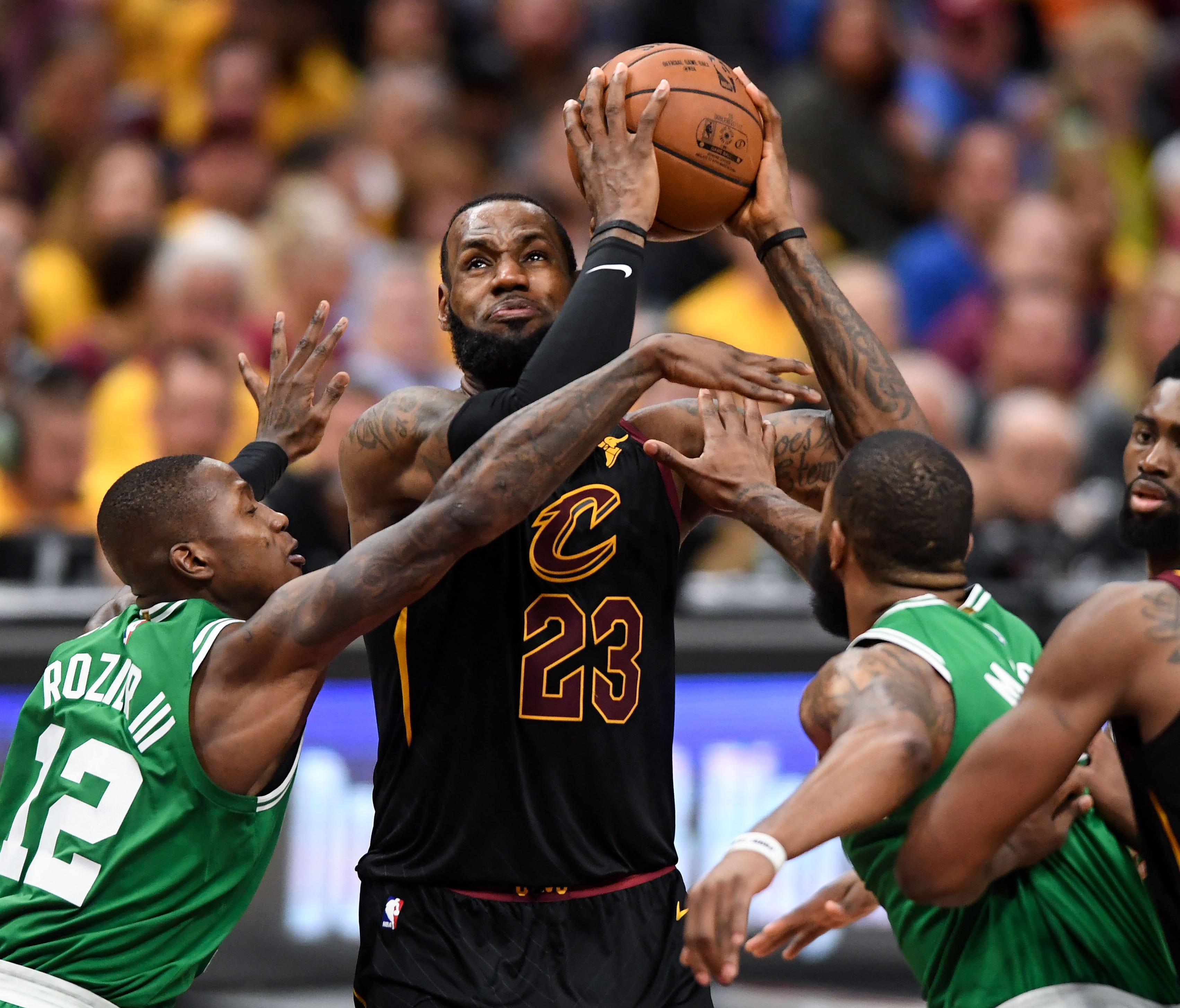 LeBron James notched his sixth 40-point game of these playoffs.