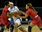 Texas A&M-Corpus Christi's Uri Jolivette has the ball