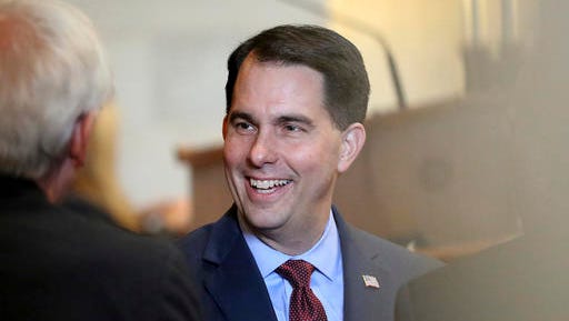 Gov. Scott Walker drew on his experience battling protesters six years ago to hearten conservatives Thursday as they face fierce criticism over President Donald Trump and his policies. He spoke at the Conservative Political Action Conference outside Washington, D.C.