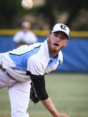 Starting pitcher Trey Hutchison pitches against Caldwell last Wednesday.