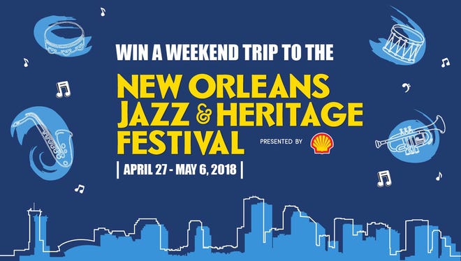 New Orleans Jazz & Heritage Festival presented by Shell® Sweepstakes