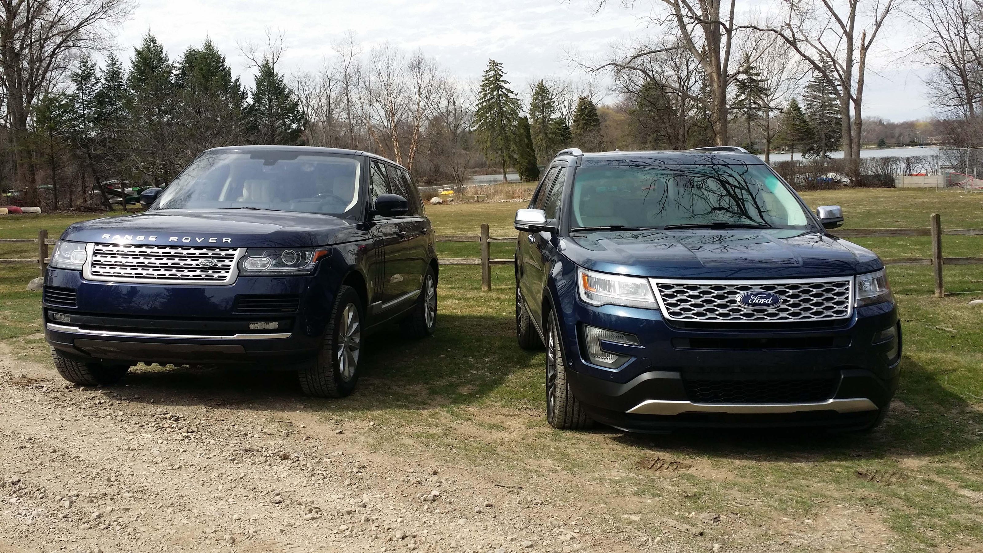 maat Wie Vlekkeloos Range Rover vs. Explorer Platinum