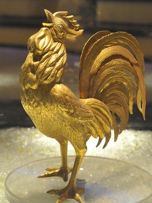 The Golden Rooster near hotel registration at the John Ascuaga's Nugget. Taken 10/16/09.  Photo by Tim Dunn/RGJ