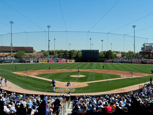MLB: Spring Training-Chicago Cubs at Los Angeles Dodgers