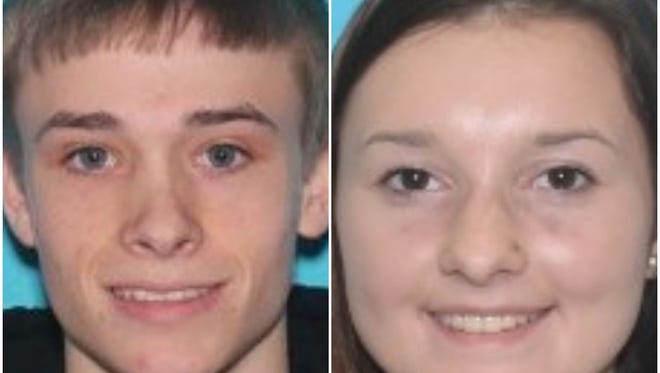 Cody James Neefe and Kayla Hostler have been missing since Saturday.