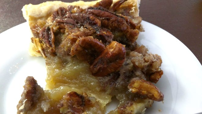 Wes' Backyard BBQ and Grill's desserts are not currently made in-house but they offer a couple of pies from Sweet Creations on Dixie Highway.  The pecan pie was loaded with pecans and a buttery caramel filling.