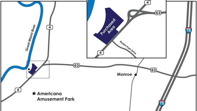Butler Tech recently bought 36 acres near the former Americana Amusement Park in Monroe for future expansion. Americana acreage will become a park for Monroe.