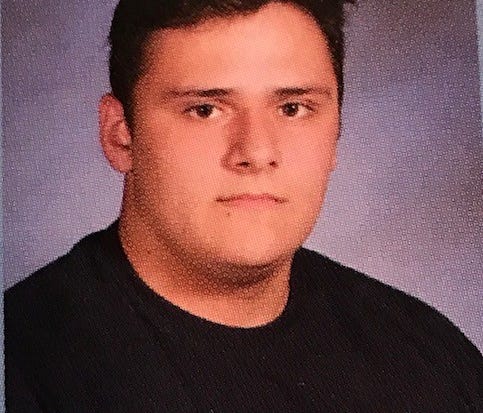 Wall Township High School junior Grant Berardo's T-shirt was digitally altered in the school's yearbook. He wore a Donald Trump campaign shirt for his portrait.