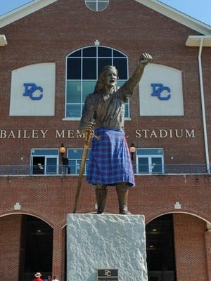 Bailey Memorial Stadium, home of the Presbyterian College football team. The Blue Hose defeated Western Carolina on Saturday.