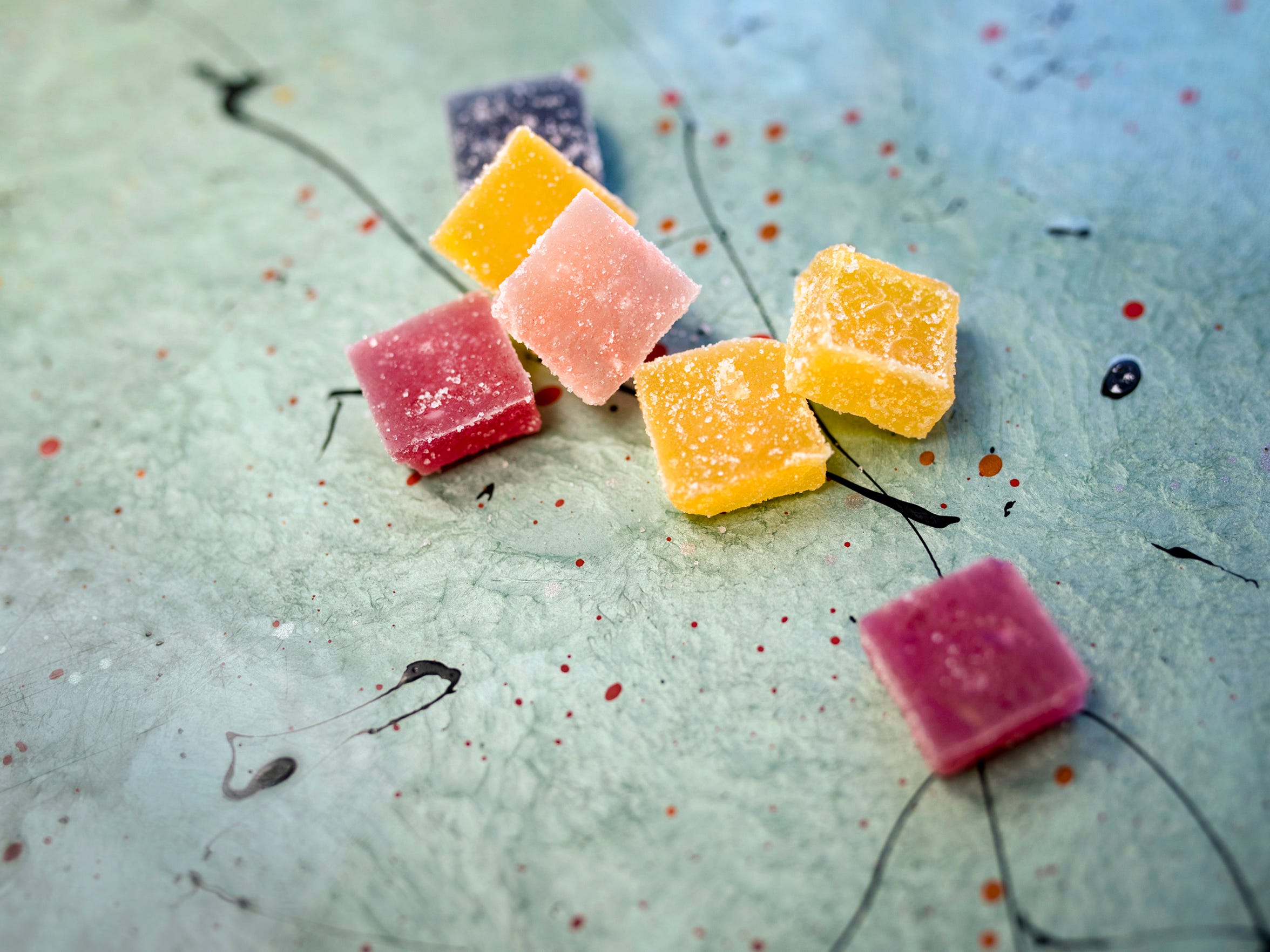 Wana brands Sour Gummies containing Indica THC come