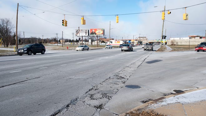 Pine Grove, 10th, and Scott avenues will be reconstructed next year. The current six-lane intersection will be converted into a four-lane intersection with straight-through lanes on southbound 10th and Pine Grove. Port Huron City Council approved a contract with the state for the $341,600 project on Monday.