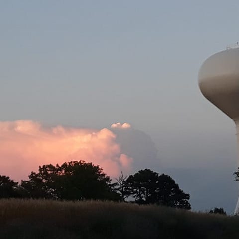 The new Cleveland County water tower.