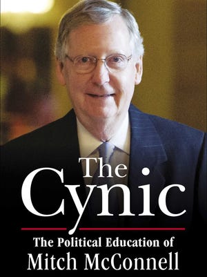 Cover of new book, "The Cynic: The Political Education of Mitch McConnell," by Alec MacGillis