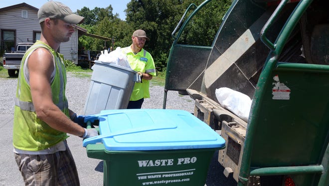 Waste Pro asks Buncombe County to increase trash pickup fees Waste Pro asks Buncombe County to increase trash pickup fees