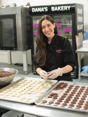Dana's Bakery offers macarons in fun flavors. Owner Dana Pollack creates them at her South Hackensack kitchen on Thursday Feb. 22, 2018.