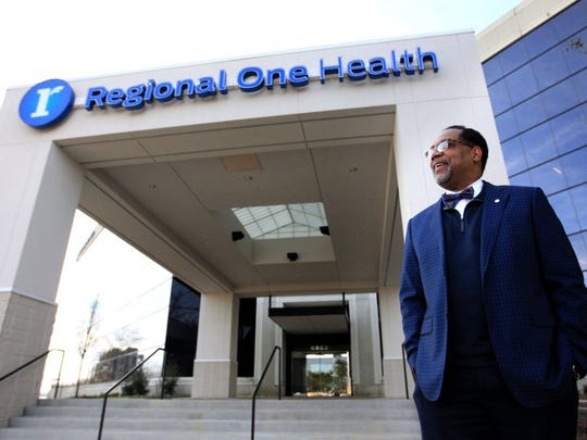 Dr. Reginald Coopwood, CEO of Regional One Health, on Feb. 5, 2016.