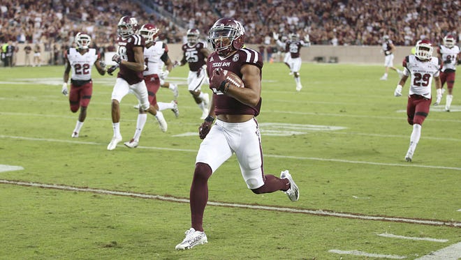 Texas A&M Aggies wide receiver Christian Kirk was a high school football standout in Arizona.