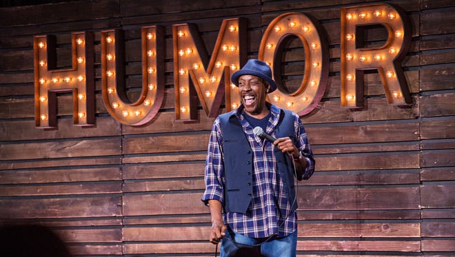 Arsenio Hall performs stand-up last week in San Diego, California.